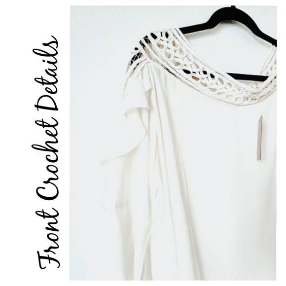 💥"Leonor" Crochet Off Shoulder Blouse - Picture 9 of 11